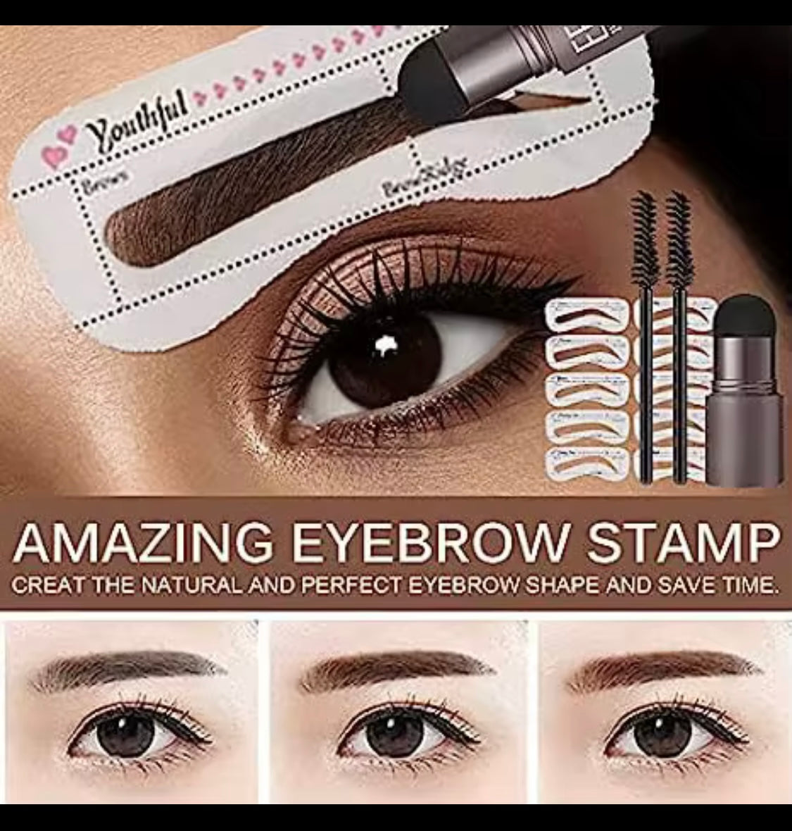 Kit de tampon à sourcils